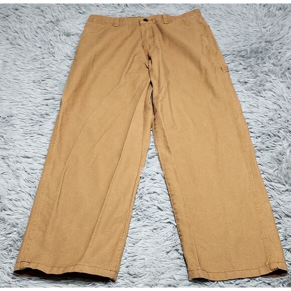 Rustler By Wrangler Mens 32X29 Brown Carpenter Jeans Straight Relaxed Fit Y2K - Picture 1 of 10